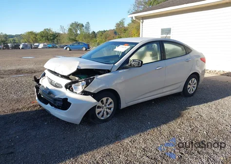2015 Hyundai Accent Gls from USA, damaged, VIN KMHCT4AE2FU934339